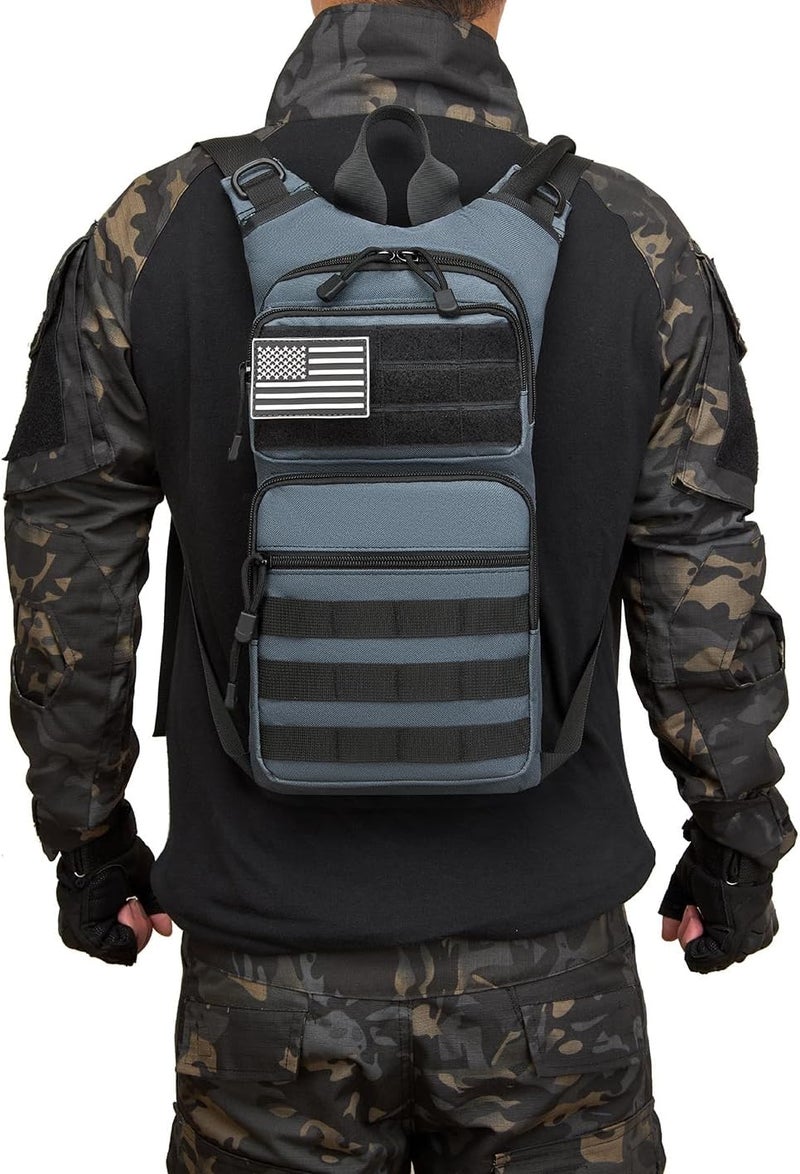 ATBP Insulated Water Hydration Pack Bag with 3L TPU Bladder Tactical Molle Hydration Backpack for Hiking Cycling Running - Image 5